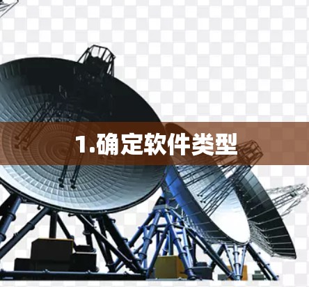 1.确定软件类型