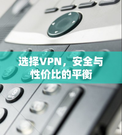 选择VPN，安全与性价比的平衡
