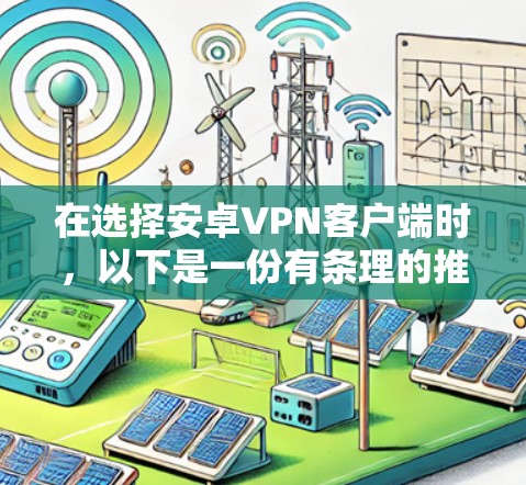 在选择安卓VPN客户端时，以下是一份有条理的推荐和考虑步骤