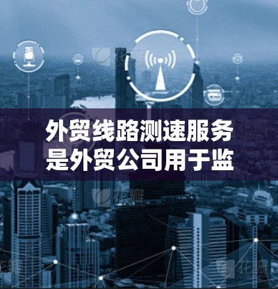 外贸线路测速服务是外贸公司用于监控和优化网络性能的重要工具。以下是对该服务的详细总结