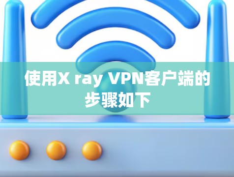 使用X ray VPN客户端的步骤如下