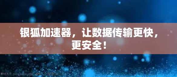 银狐加速器，让数据传输更快，更安全！