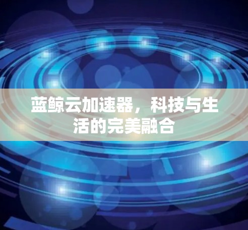 蓝鲸云加速器，科技与生活的完美融合